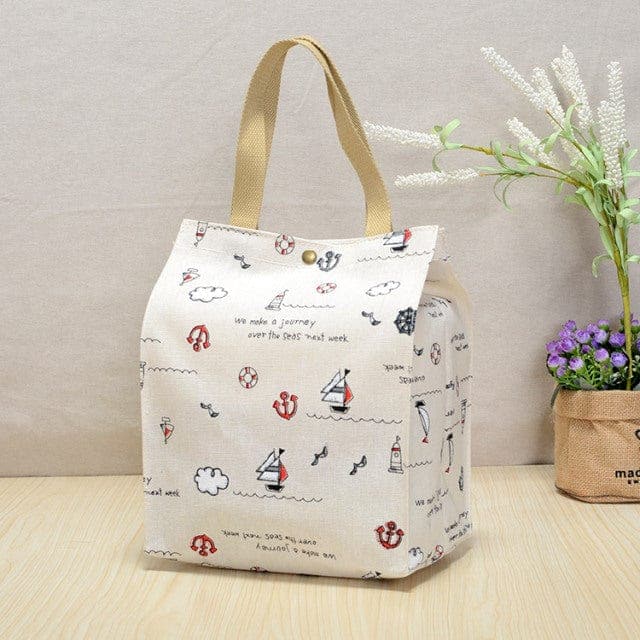 Funky Printed Canvas Shopper Tote Buddhatrends