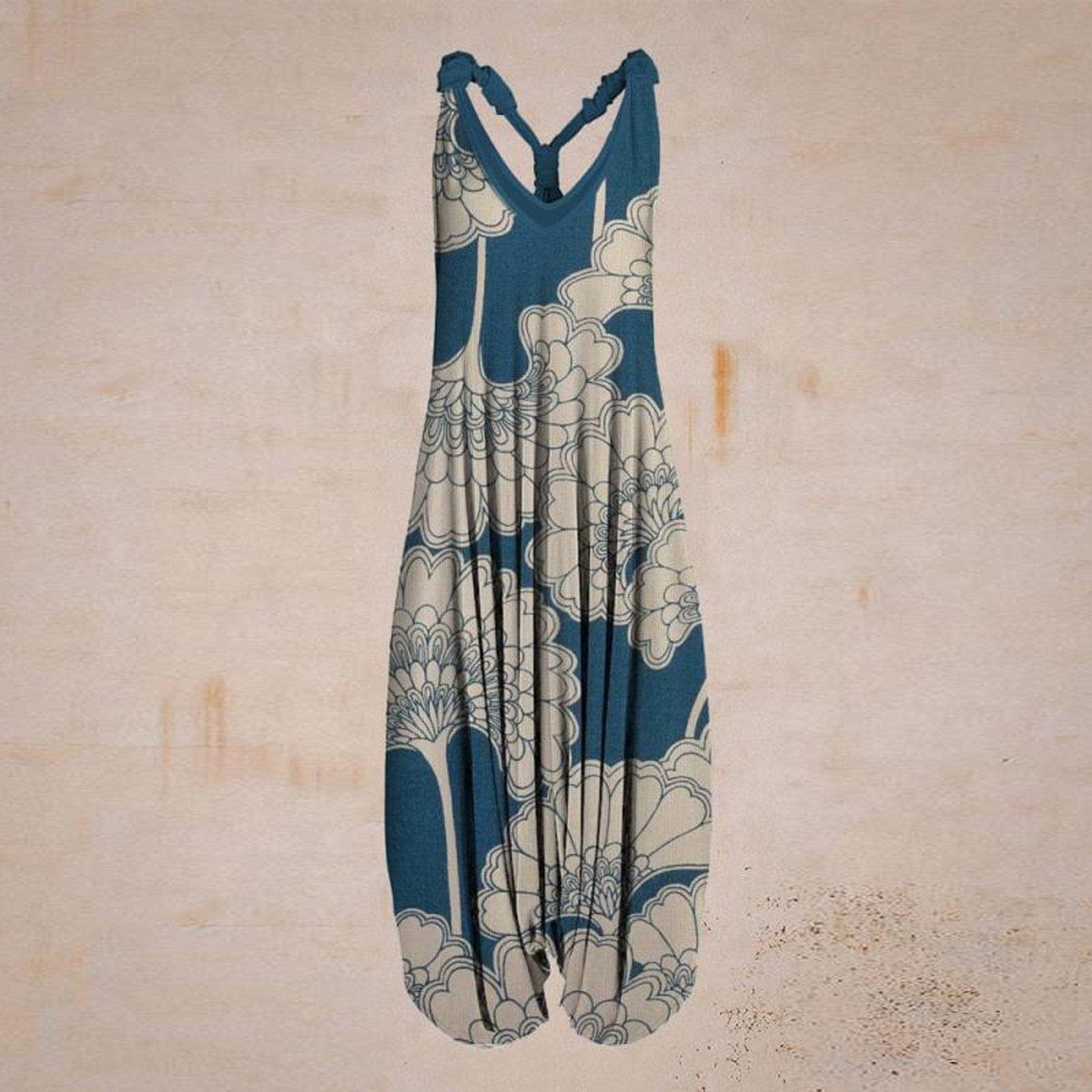 Indigo Soul Wide Leg Overalls Buddhatrends