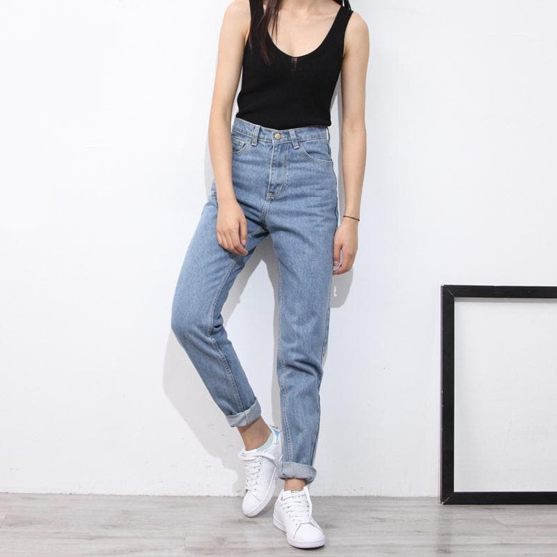 Vera High Waist Boyfriend Jeans Buddhatrends