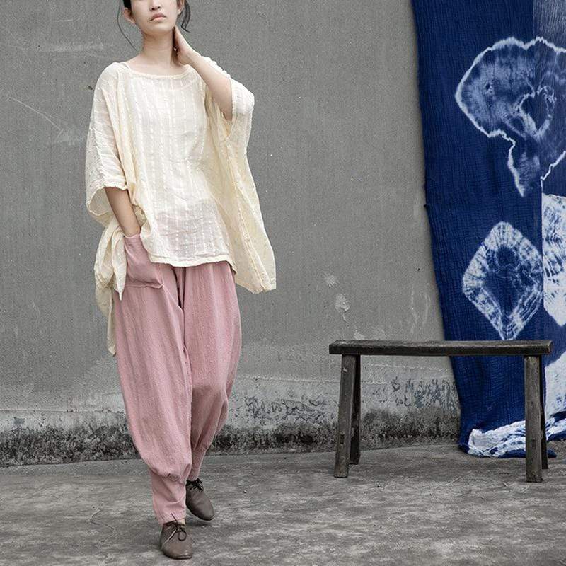 Simplicity Cotton & Linen Harem Pants | Lotus Buddhatrends