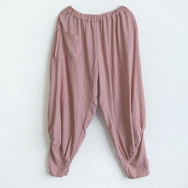 Simplicity Cotton & Linen Harem Pants | Lotus Buddhatrends