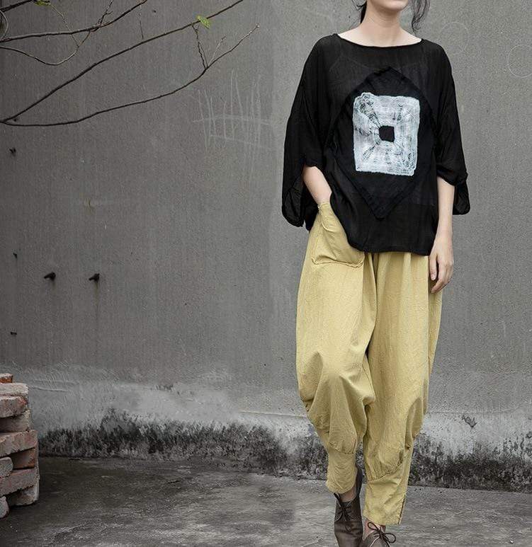 Simplicity Cotton & Linen Harem Pants | Lotus Buddhatrends