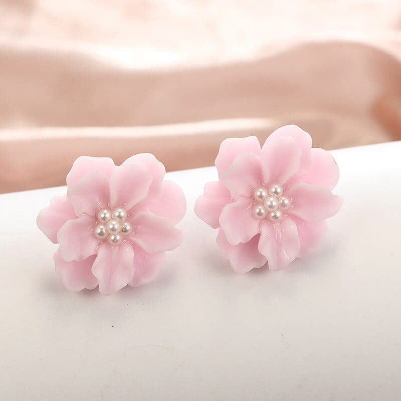 Chunky Flower Earrings Buddhatrends