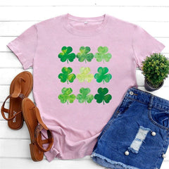 3 Leaves Clover O-Neck T-Shirt dylinoshop