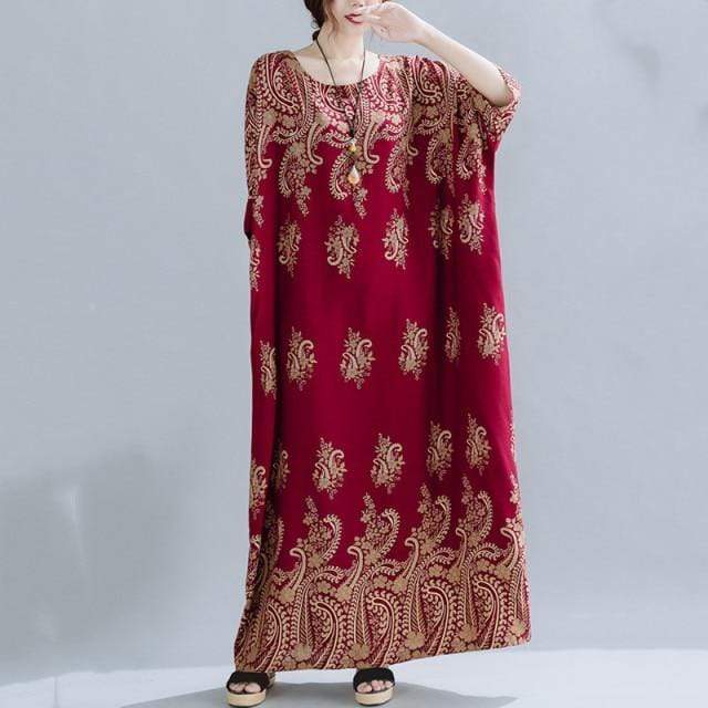 Imperial Beauty Kaftan Dress Buddhatrends