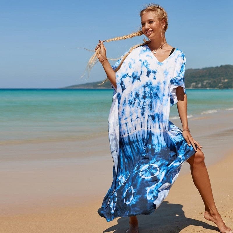 Seaside Tie Dye Beach Dress Buddhatrends