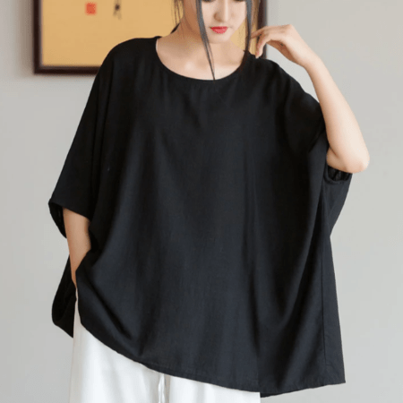 Lamia Oversized Linen Shirt Buddhatrends