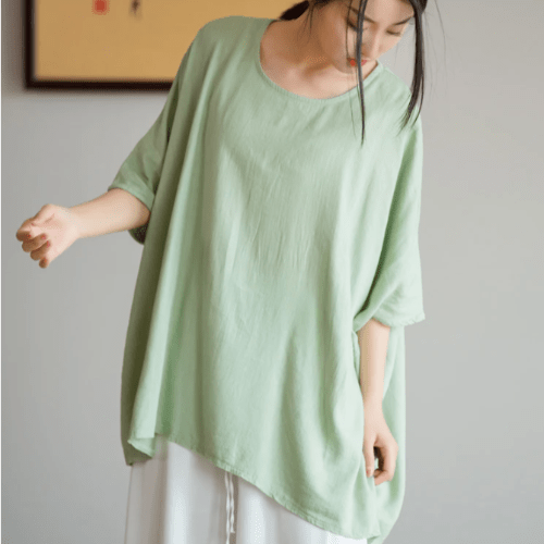 Lamia Oversized Linen Shirt Buddhatrends