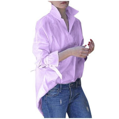 Eleanor Casual Lapel Shirt Buddhatrends