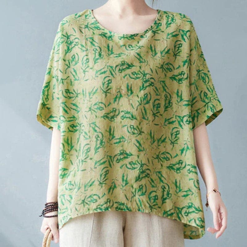 Shuan Floral Oversized T-shirt Buddhatrends