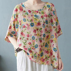 Shuan Floral Oversized T-shirt Buddhatrends