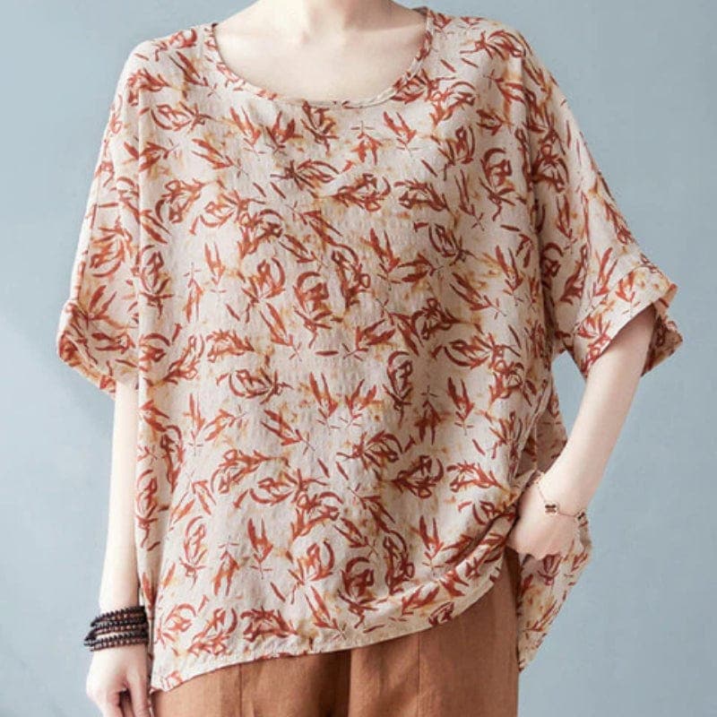 Shuan Floral Oversized T-shirt Buddhatrends