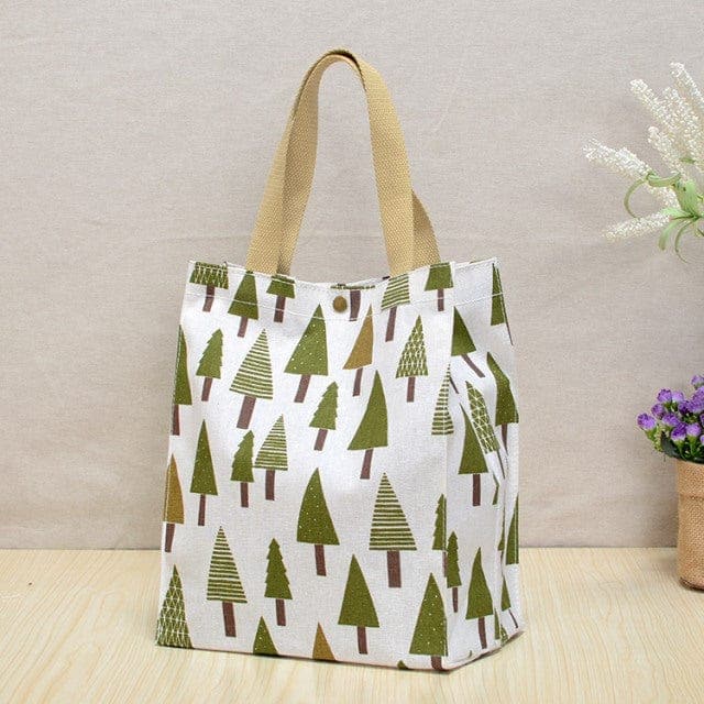 Funky Printed Canvas Shopper Tote Buddhatrends