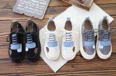 Soft Patchwork Sneakers Shoes Buddhatrends