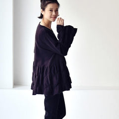 Clarissa Oversized Bell Sleeve Shirt Buddhatrends