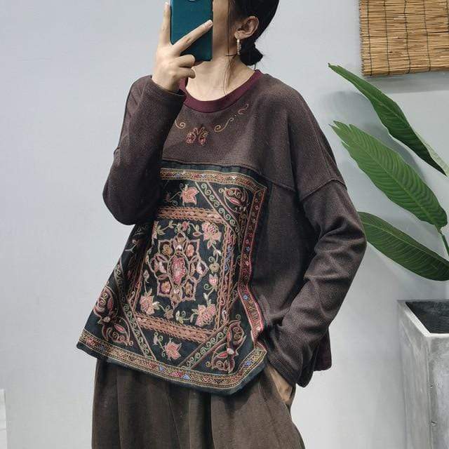 Tibet Mandala Oversized Shirt Buddhatrends