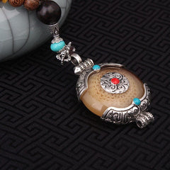 Tibetan Sandalwood Resin Pendant Necklace Buddhatrends