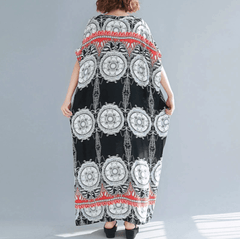 Tribal Mandala Kaftan Dress Buddhatrends