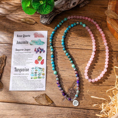 Vibrant Buddhist 108 Mala Beads Buddhatrends