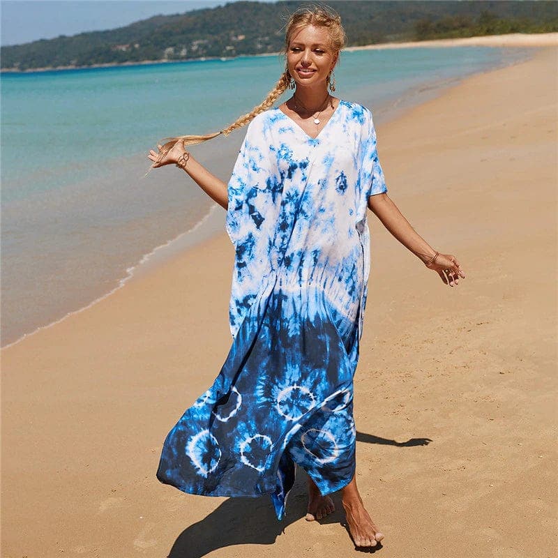 Seaside Tie Dye Beach Dress Buddhatrends