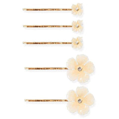 Five Petals Flower Hairpin Set Buddhatrends