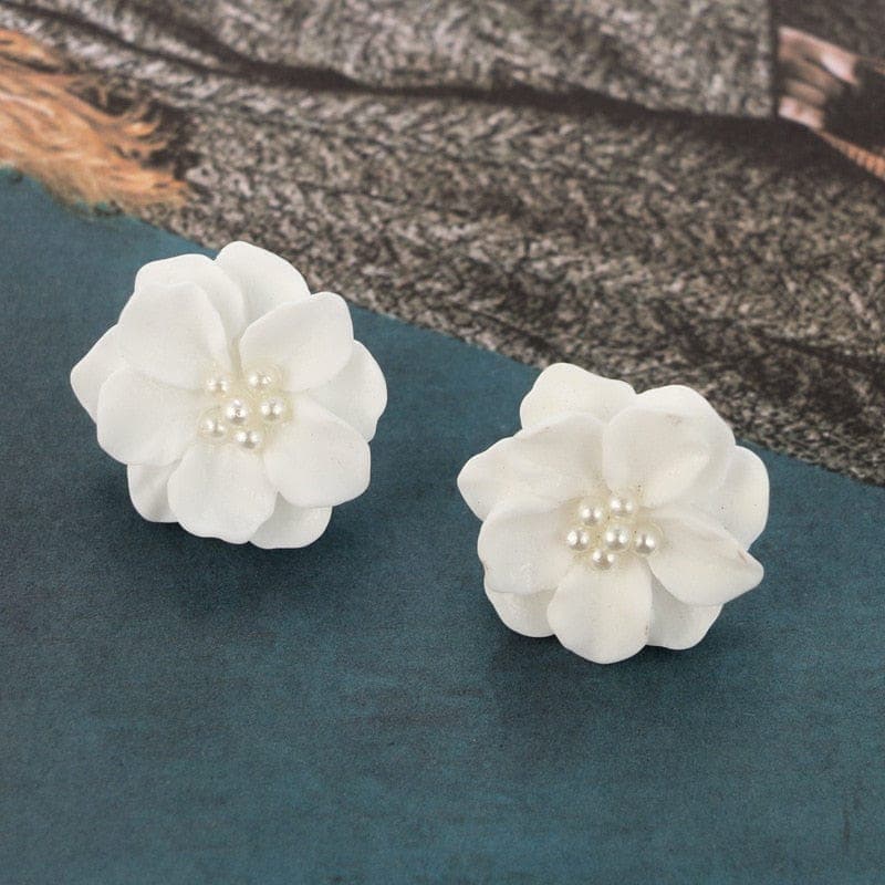 Chunky Flower Earrings Buddhatrends