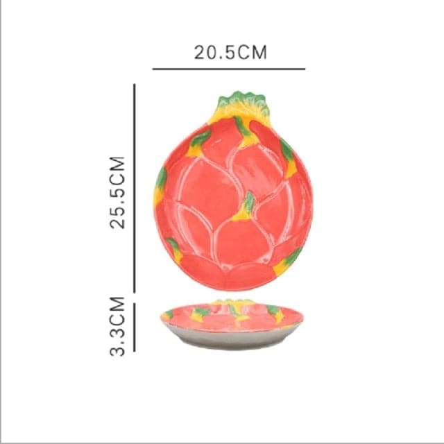 Ceramic Fruit Decorative Plate dylinoshop