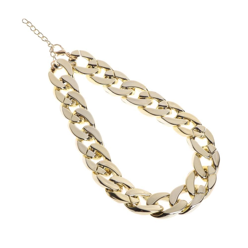 Cuban Link Thick Gold Chain Pets Safety Collar DYLINOSHOP