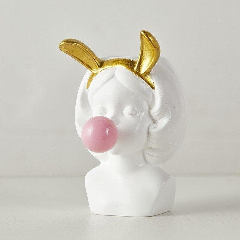 Bubblegum Girl Vase dylinoshop