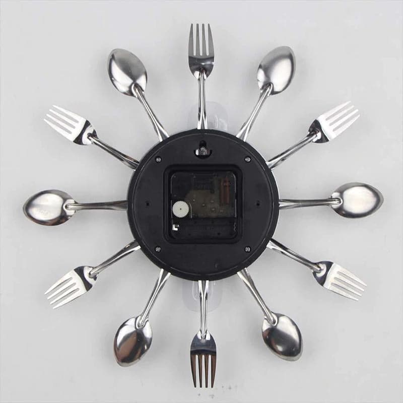 Cutlery Theme Kitchen Wall Clock dylinoshop