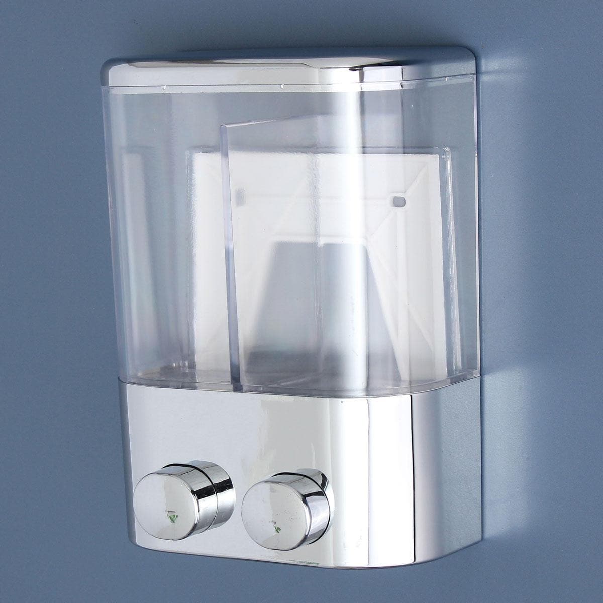 Dual Compartment Wall-Mount Liquid Soap Dispenser dylinoshop