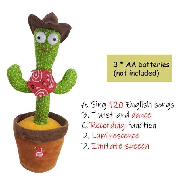 Dancing Cactus Plush Toy DYLINOSHOP