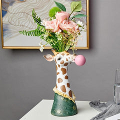 Bubblegum Animal Vase dylinoshop