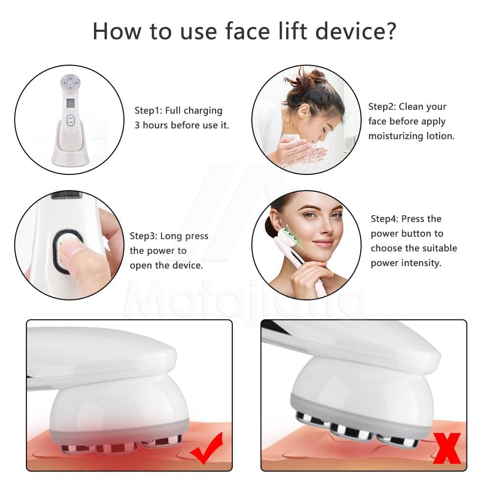 Facial LED Light Skin Rejuvenating Device DYLINOSHOP