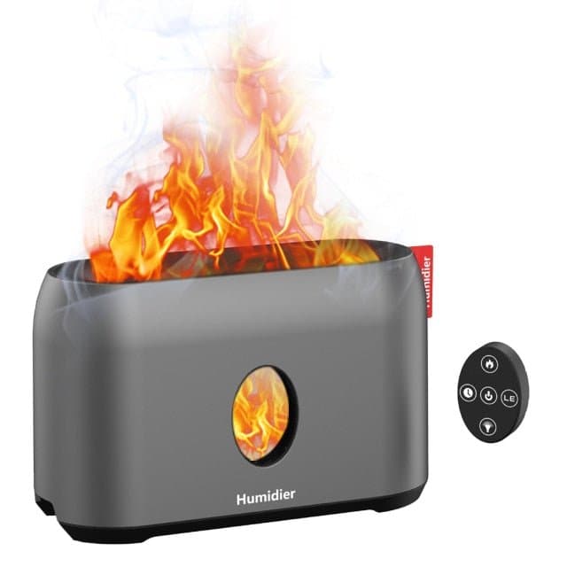 Flame Mist Humidifier with Remote Control (200ml) DYLINOSHOP