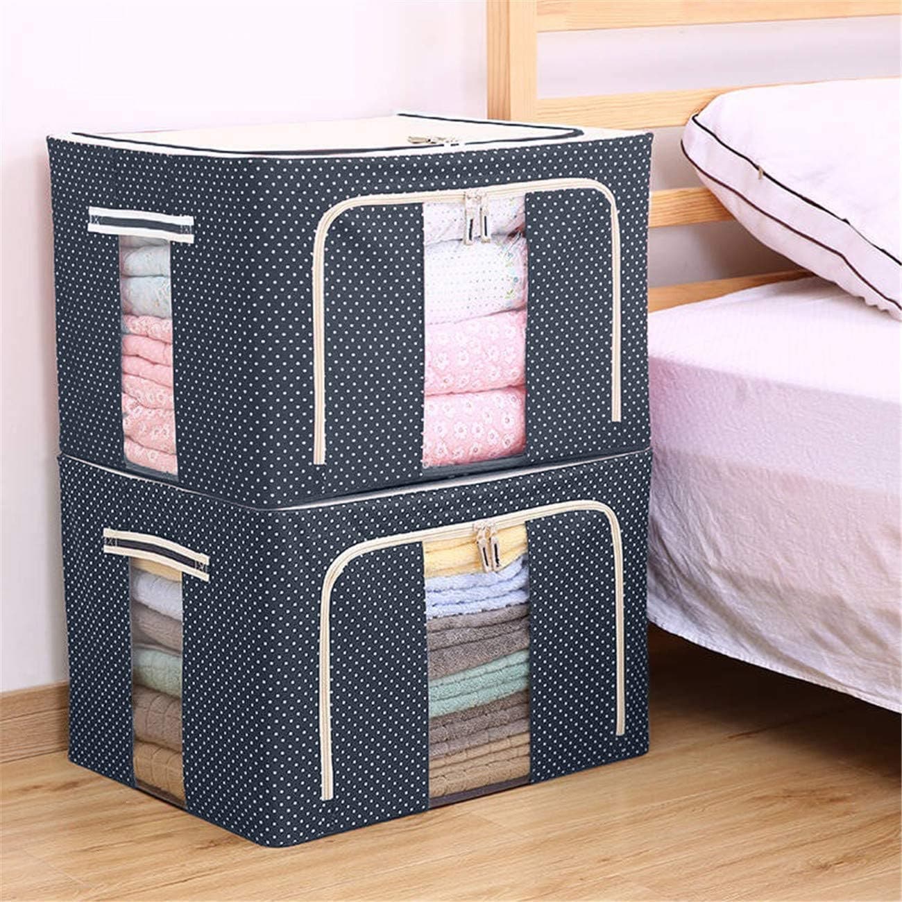 Foldable Cloth Organizer for Clothes/Towels/Sheets DYLINOSHOP