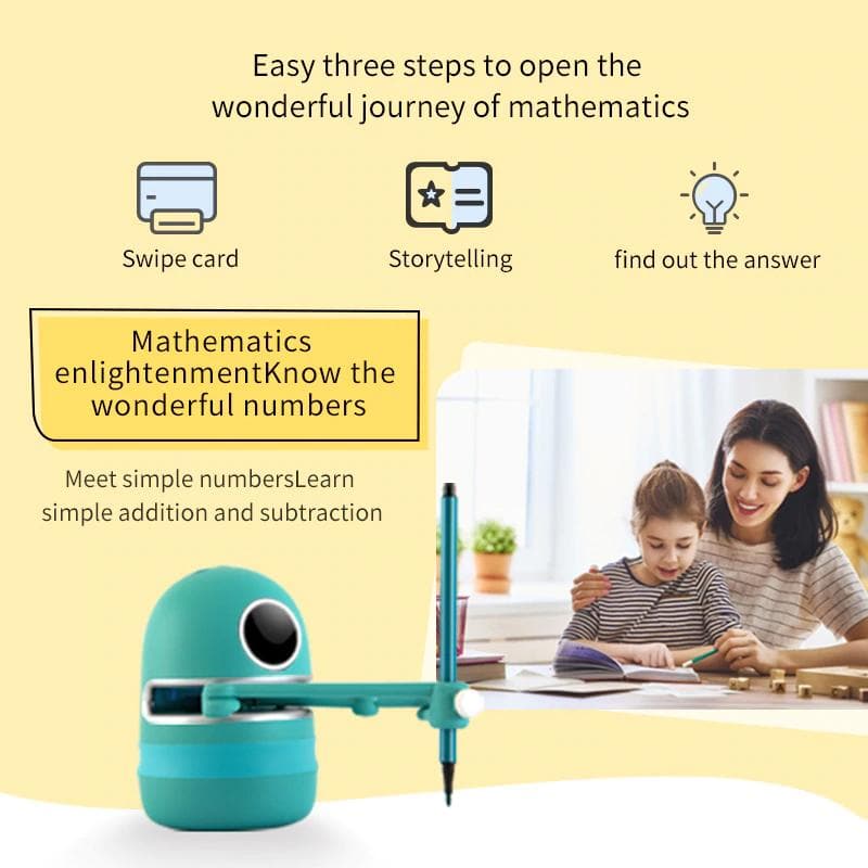 Fun & Interactive Educational Drawing Robot DYLINOSHOP