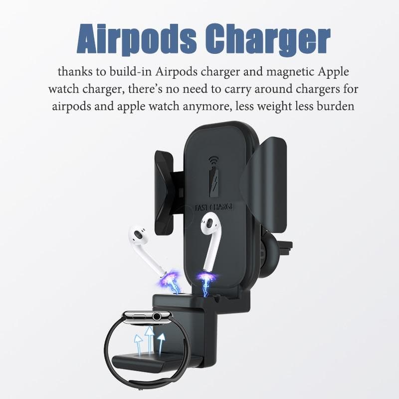 Gear Car Station™ 3 in 1 Wireless Car Charger DYLINOSHOP