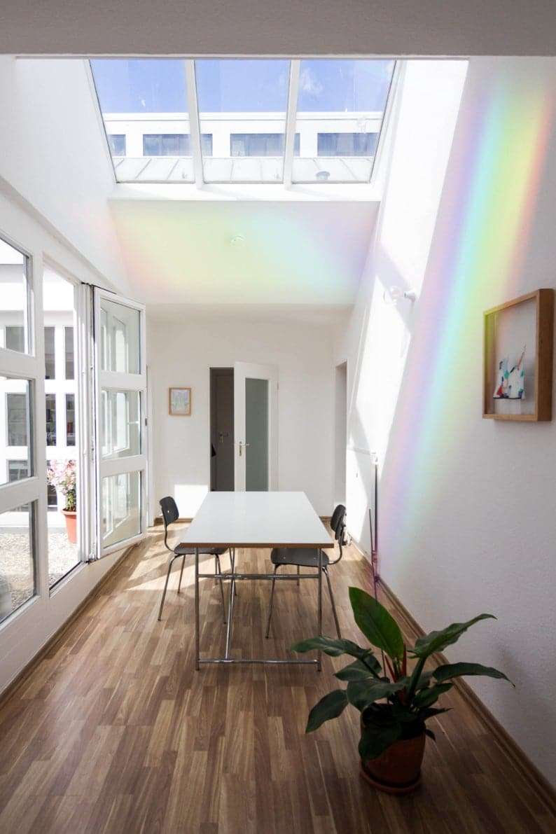 Rainbow window film Feajoy