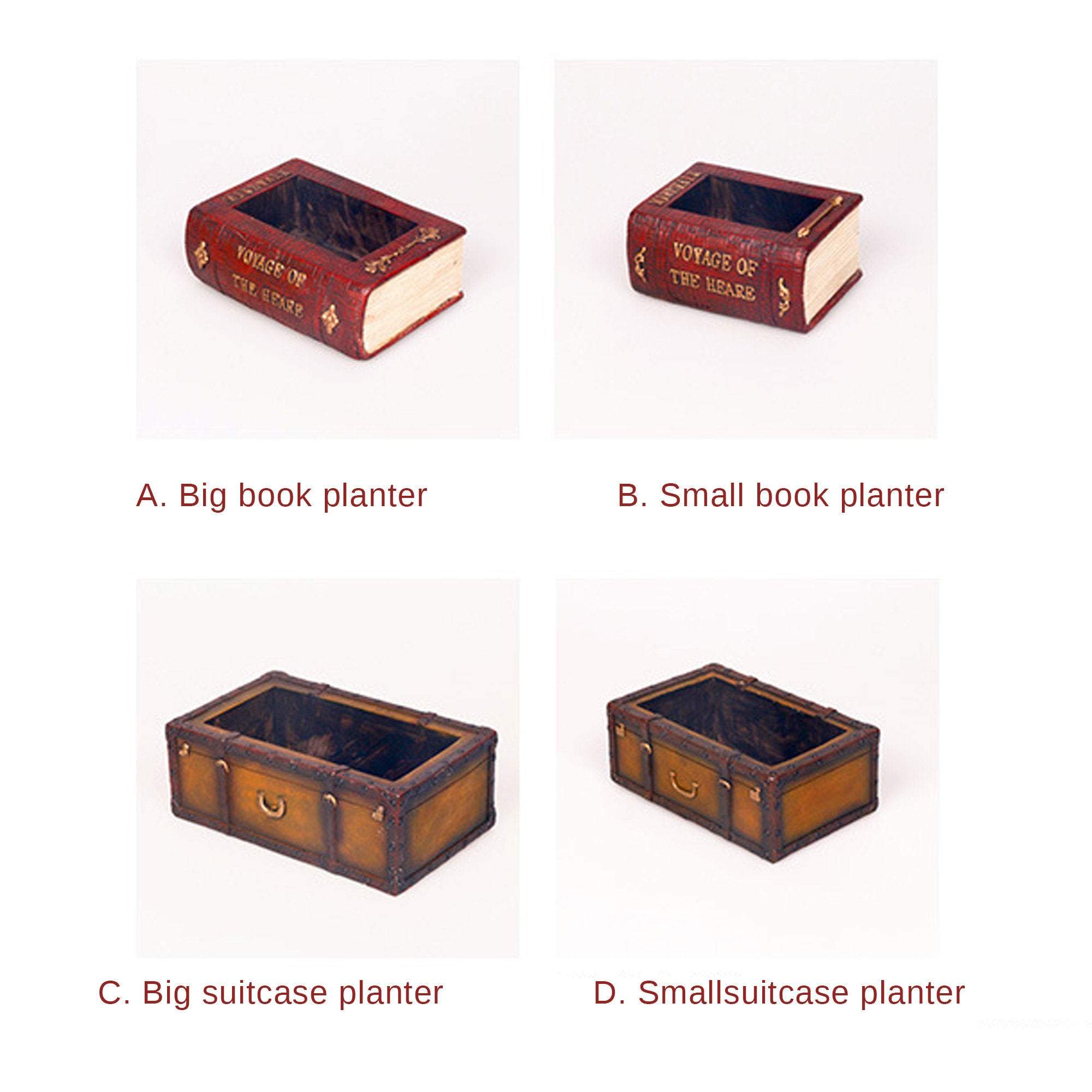 Book Planter dylinoshop