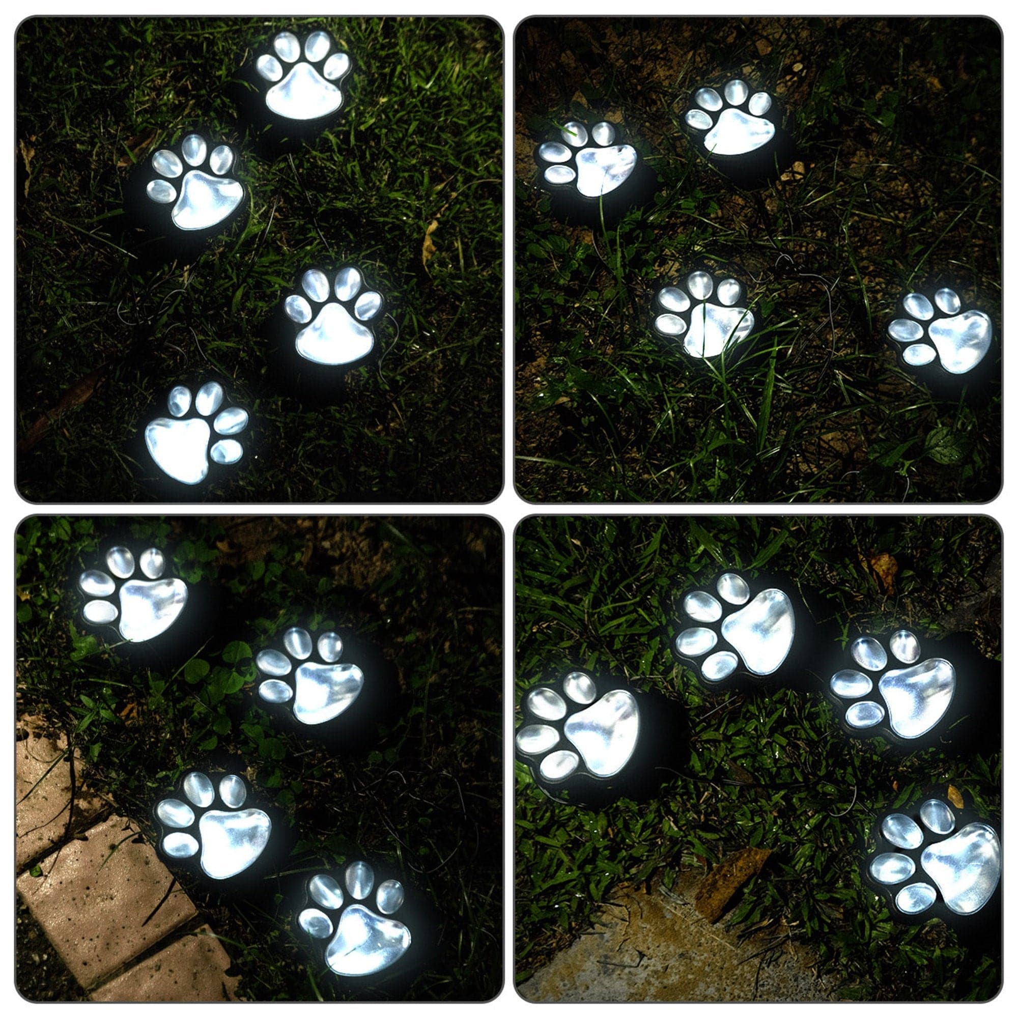 Solar Dog Paw Light feajoy