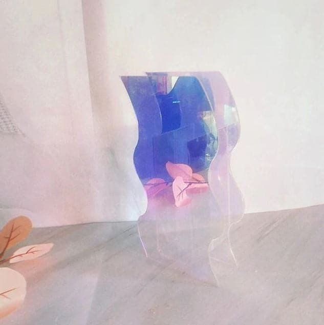 Iridescent Abstract Art Vase Feajoy