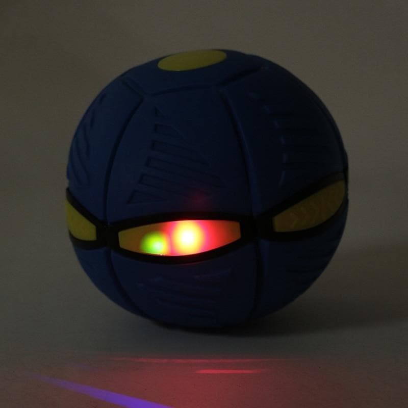 Kids' Outdoor Flat Throw Disc Ball With LED Light dylinoshop