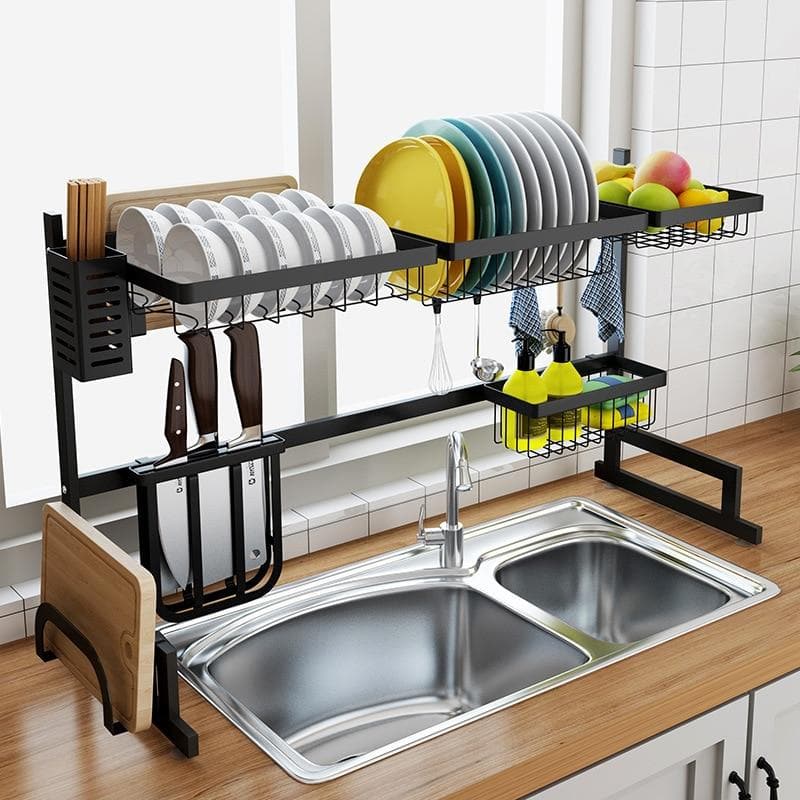 Kitchen Over-the-sink Dish Drain Rack dylinoshop