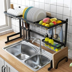 Kitchen Over-the-sink Dish Drain Rack dylinoshop