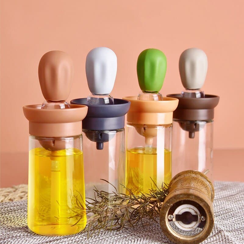 Kitchen Silicone Brush Oil Bottle dylinoshop