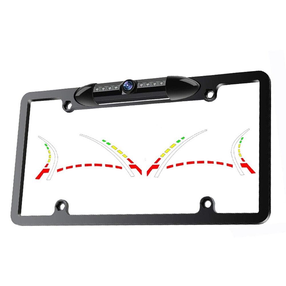 License Plate Frame Rear View Camera DYLINOSHOP