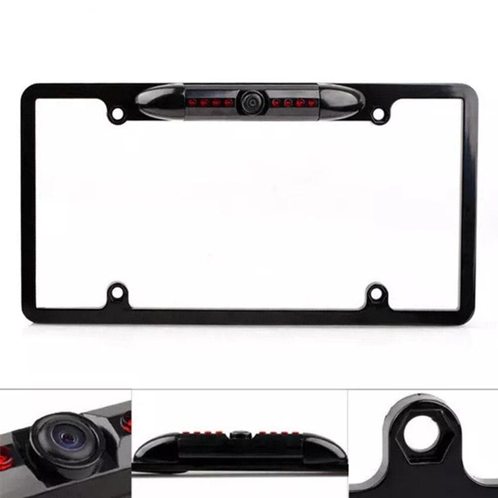 License Plate Frame Rear View Camera DYLINOSHOP