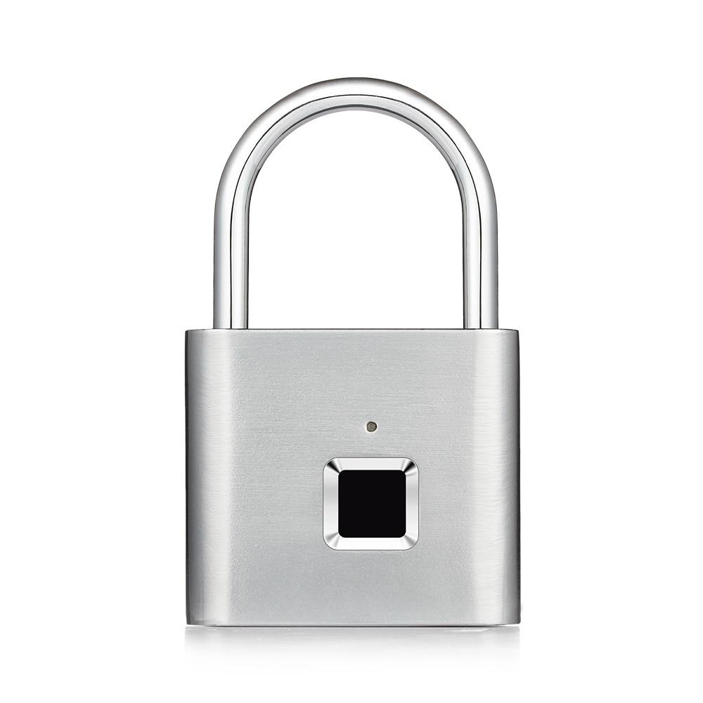 LockSmart™ - Rechargeable Fingerprint Padlock - DYLINOSHOP