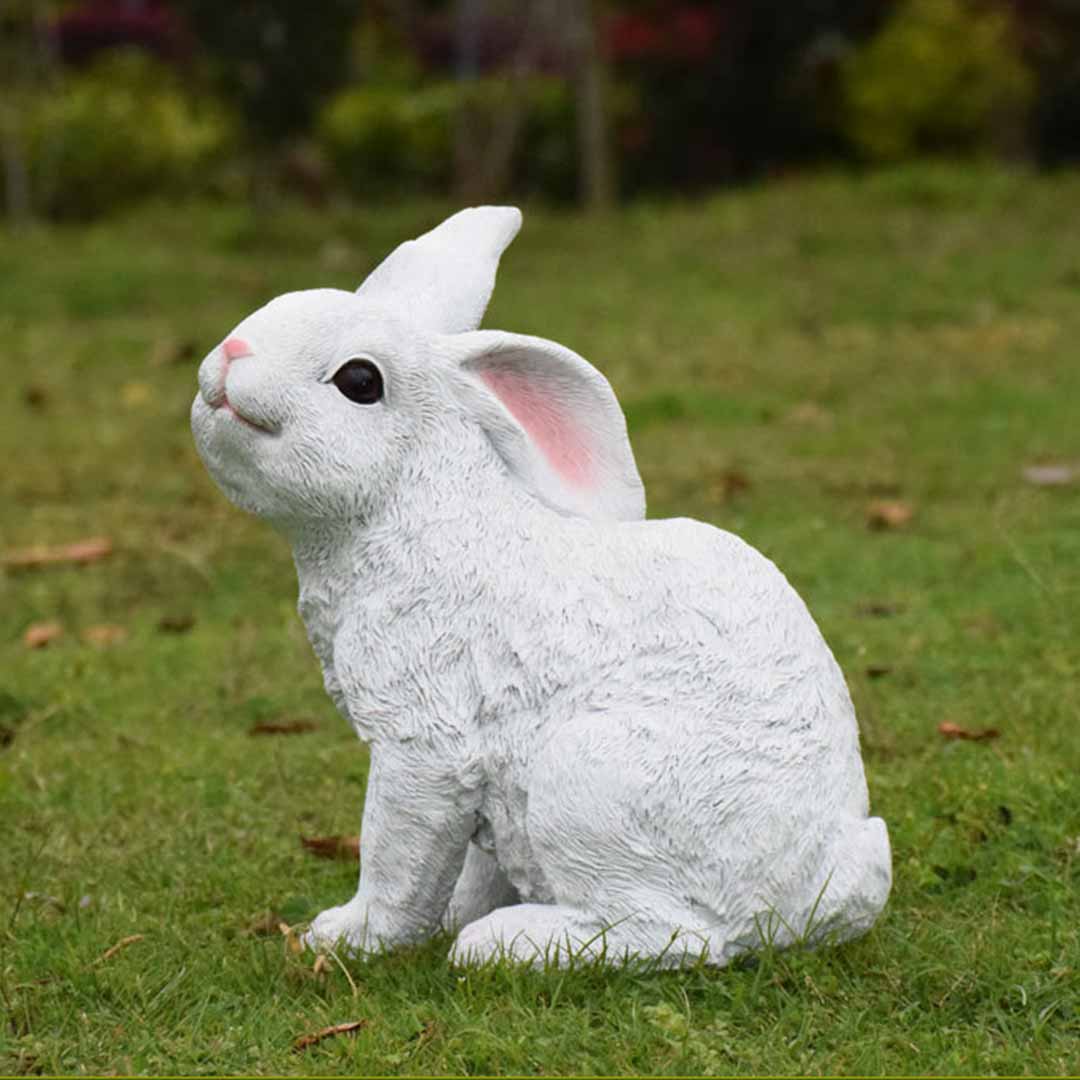 Garden Resin Rabbit Statues Feajoy